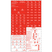 Clipsal MAX9 Circuit Identification Label Kit Red
