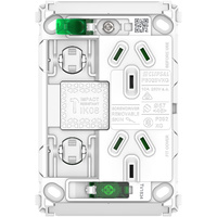 Clipsal Pro Double Vertical Powerpoint 10A Grid