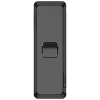 Clipsal Pro 1 Gang Architrave Switch Black