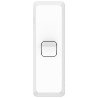 Clipsal Pro 1 Gang Architrave Switch White