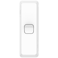 Clipsal Pro 1 Gang Architrave Switch White