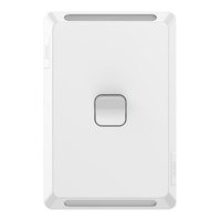 Clipsal Pro 1 Gang Switch Skin White