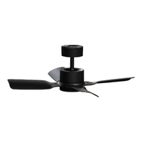 Clipsal Airflow X Series 900mm 4 Blade DC Ceiling Fan Black