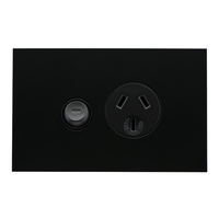 Clipsal Saturn ZEN Single Powerpoint Black