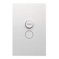 Clipsal Saturn ZEN Cooker Switch Single Pole 45A White