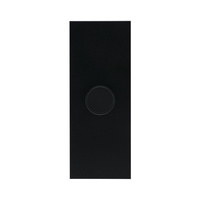 Clipsal Saturn ZEN 1 Gang Architrave Switch Black