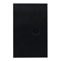 Clipsal Saturn ZEN 1 Gang Switch Black