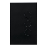 Clipsal Saturn ZEN 3 Gang Switch Black