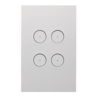 Clipsal Saturn ZEN 4 Gang Switch White