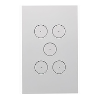 Clipsal Saturn ZEN 5 Gang Switch White