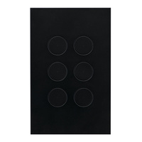 Clipsal Saturn ZEN 6 Gang Switch Black