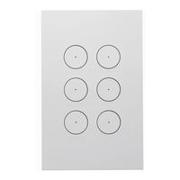 Clipsal Saturn ZEN 6 Gang Switch White