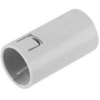 20mm Plain to Corrugated Connector Grey