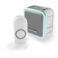 Honeywell Series 5 Wireless Portable Doorbell with Push Button Grey