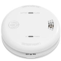 DetectOn Mains Powered Photoelectric Wireless Smoke Alarm 