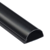 D-Line 50x25mm Black Self Adhesive Cable Cover (1mtr Length)