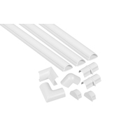 D-Line 30x15mm 1mtr Trunking Kit White