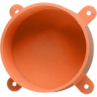 Orange Disposable Lid with Lugs