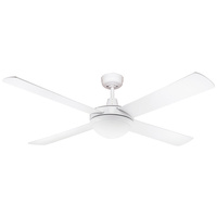 Lifestyle 1300mm Fan + Twin E27 Light White