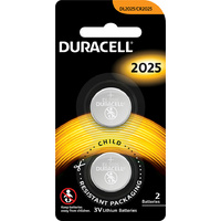 Duracell "Security" 2025 3V Battery (2 Pack)
