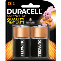 Duracell All Purpose D Batteries (2 Pack)