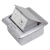 ECD Floor/Desk Pop Up Box with Auto Switch GPO & Data Mount