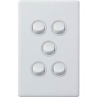 Legrand Excel Life 5 Gang Switch