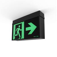 Ektor Mercury Core 24M Emergency Exit Sign Black