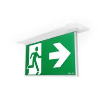 Ektor Razor Core Recessed 24M Emergency Exit Sign