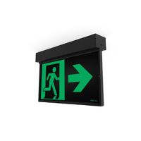 Ektor Razor Core Surface 24M Emergency Exit Sign Black