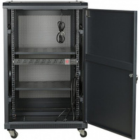 18RU Server Rack Data Cabinet 600mm wide x 600mm Deep