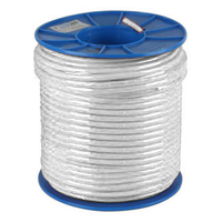 Flex Cable 1mm 3 Core + Earth - White 100M