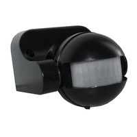 Matelec 180° Round Motion Sensor Black