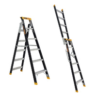 Gorilla Pro-Lite 150kg 6-Step Dual Purpose Fibreglass Ladder