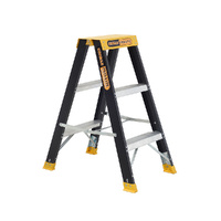 Gorilla Pro-Lite 150kg 3-Step Double Sided Fibreglass Ladder