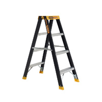 Gorilla Pro-Lite 150kg 4-Step Double Sided Fibreglass Ladder
