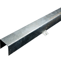 55mm x 55mm Galvanised UGOH Top Hat + Legs (3.0mtr Length)