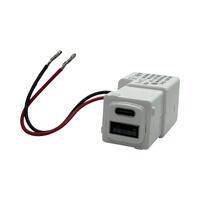 HPM Excel / Linea Type A+C USB Charger Mechanism White