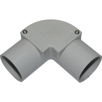 20mm Inspection Elbow Grey