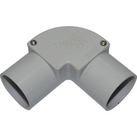 25mm Inspection Elbow Grey