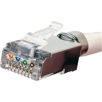 IDEAL Shielded Feed-Thru CAT6A/6/5e Modular Plug 25 Pack