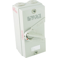 2 Pole 20A Isolator Switch