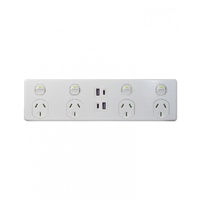 Trader Leopard Quad Powerpoint with Type A & C USBs