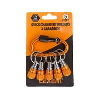LEXEM Quick Change Hex Bit Holder w/ Carabiner