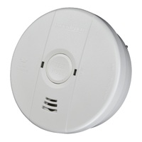 PSA 240VAC Photoelectric Smoke Alarm with 9V Battery Backup (6 Pack)