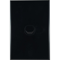 Connected Switchgear GEO 1 Gang Light Switch Black