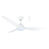 Martec Avoca 1320mm Smart DC Ceiling Fan + Light with WiFi Remote White