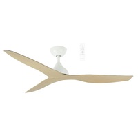 Martec Avoca 1320mm Smart DC Ceiling Fan with WiFi Remote White/Oak