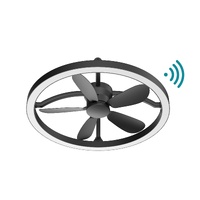 Martec Catalina 500mm Smart DC Ceiling Fan with LED Light Black