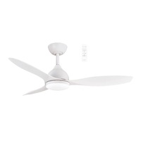 Martec Elite 1200mm Smart DC Ceiling Fan + Light with WiFi Remote White